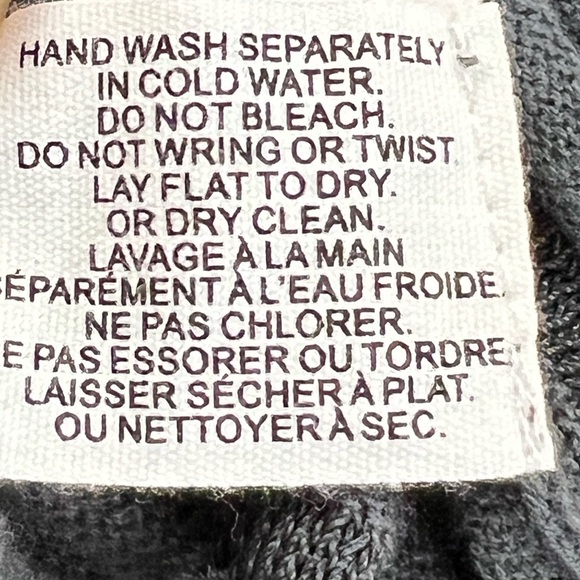 Angel of the North Gray Long Sleeve Cascading Waterfall Open Ribbed Cardigan Med - Picture 8 of 10